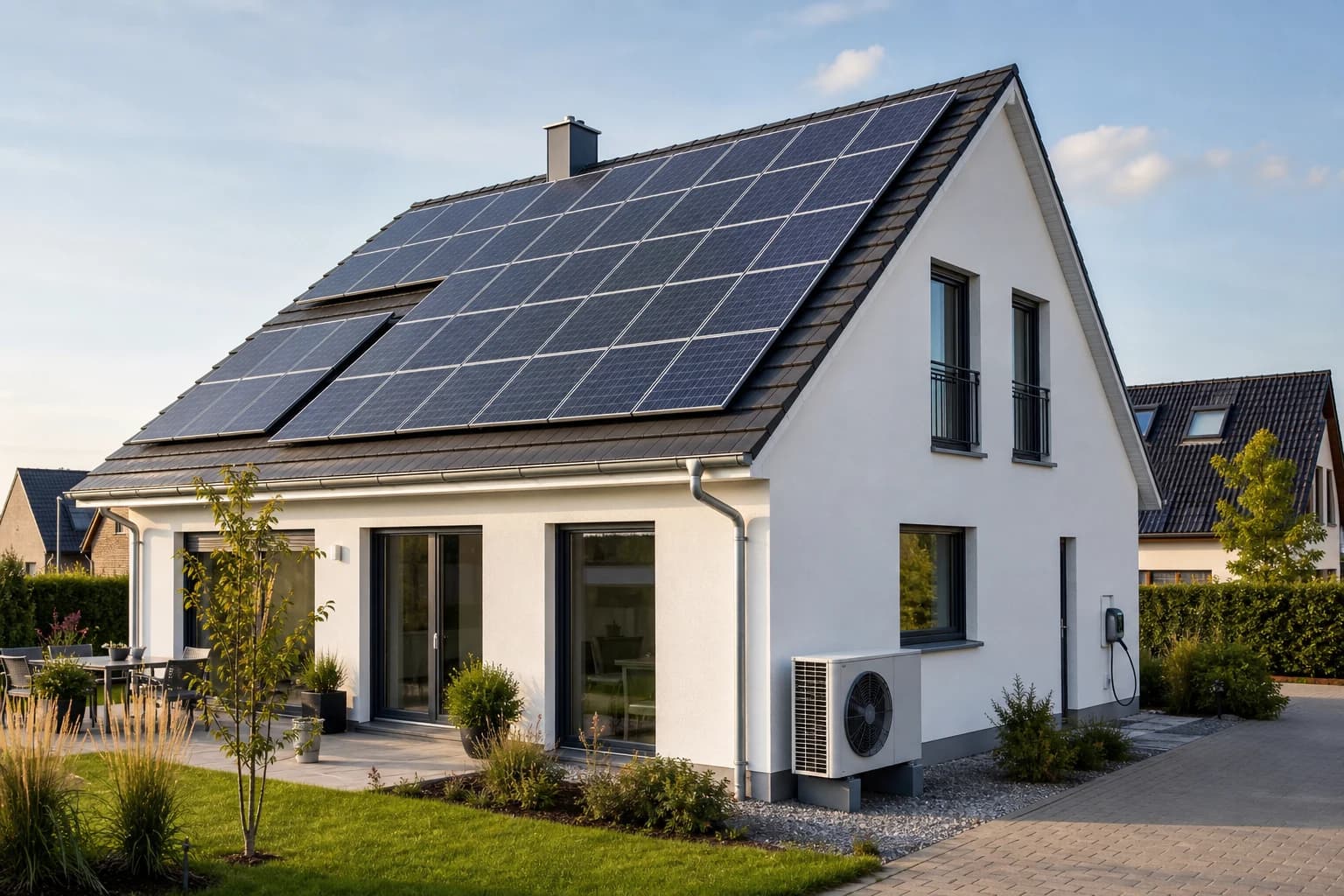 Einfamilienhaus von 2014 mit bestehender Wärmepumpe und erweiterter Photovoltaik